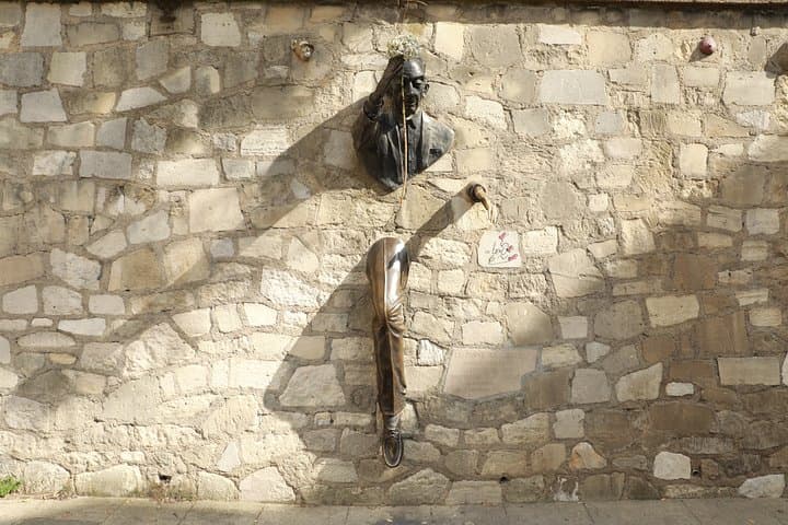Passe-muraille the iconic Montmartre statue