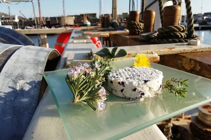 Tasting of seaweed cheeses