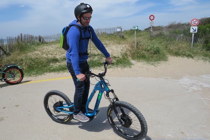 Off-road electric scooter-2h30 guided by GPS- "Carnac"