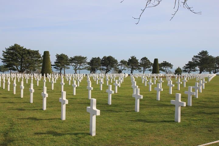 Normandy American Military Cemetery in Colleville-sur-Mer.