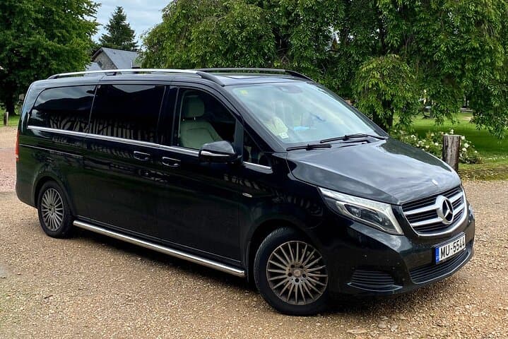 Our fast driving Mercedes