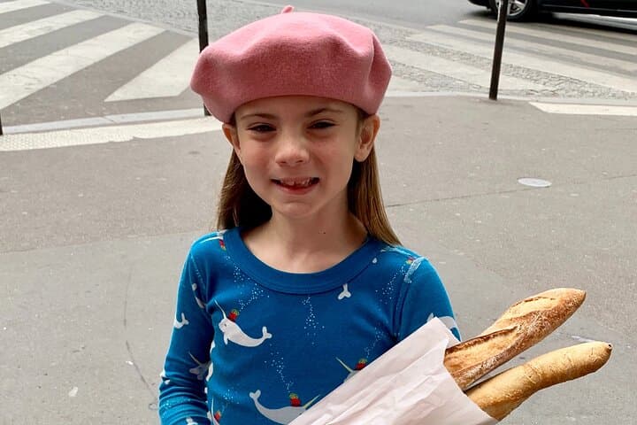 Break time with French baguettes