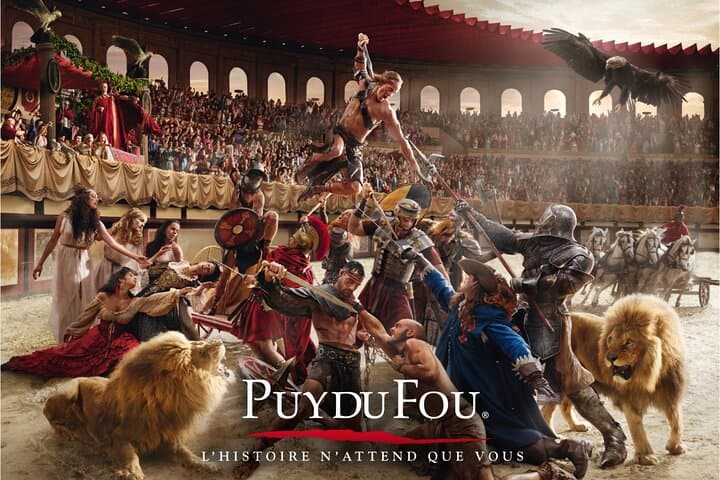 Private Transfer from Nantes Atlantique Airport NTE to Puy du Fou Park