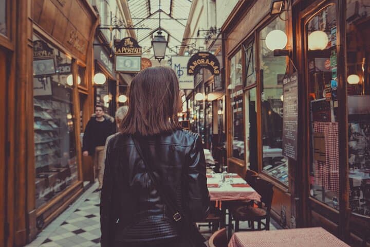 Paris Covered Passages Walking Tour plus Seine Cruise Option