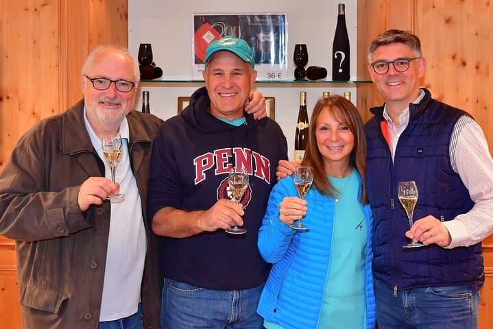 At the end of the day we will enjoy in Riquewihr a wine tasting in the well-known Dopff au Moulin wine estate.