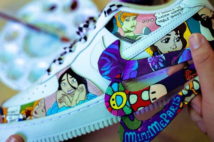 Custom Your Sneakers Into a Piece Of Art in Paris