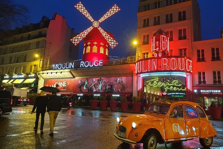 Experience the Magic of Paris By Night: A 2-Hour Iconic 2CV Tour