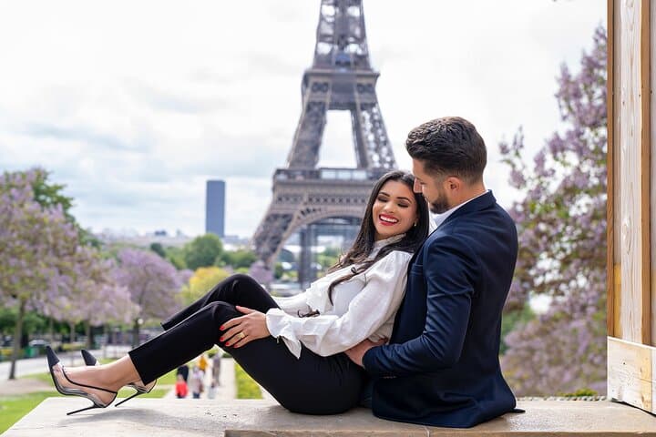 Couple Photoshoot Trocadero Paris
