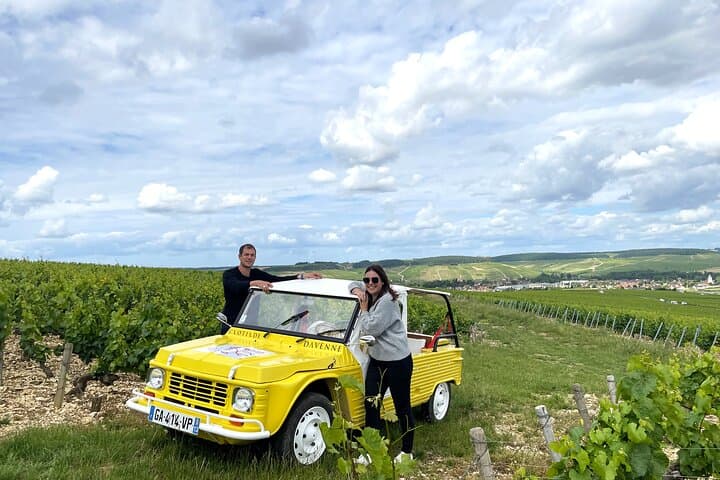 Grands Crus tour in e-Mehari and Chablis tasting