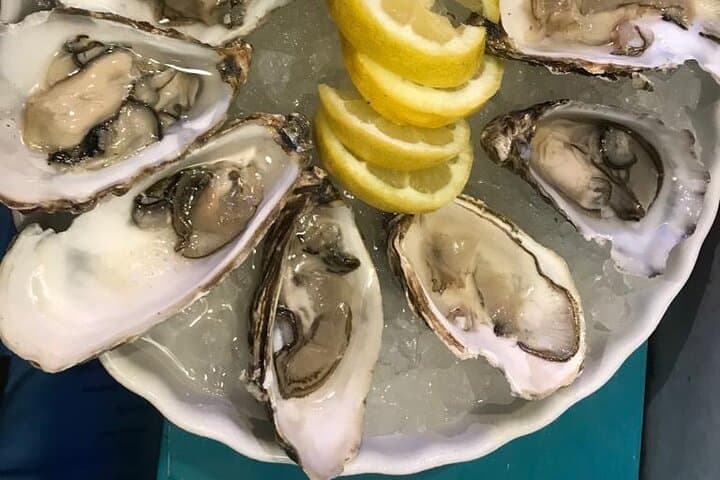 Oysters fresh from the
Atlantic