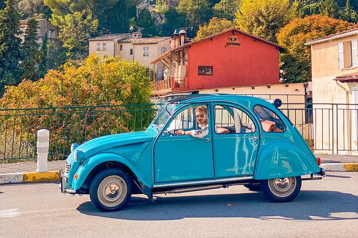 Nice to Monaco in 2CV Citroën by the coastal villages
