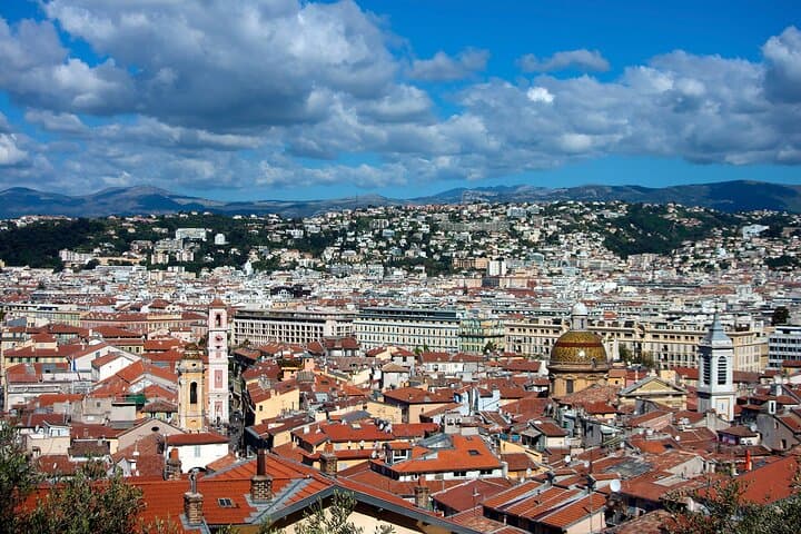 The roofs of Old Nice from the Castle Hill