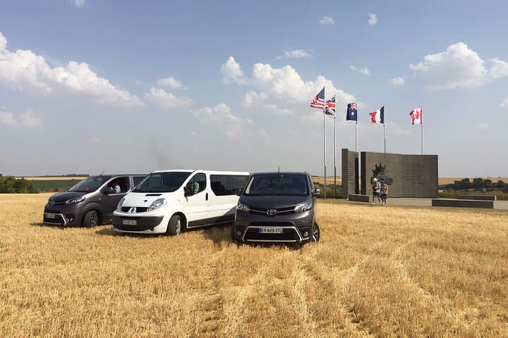 Tour vehicles.