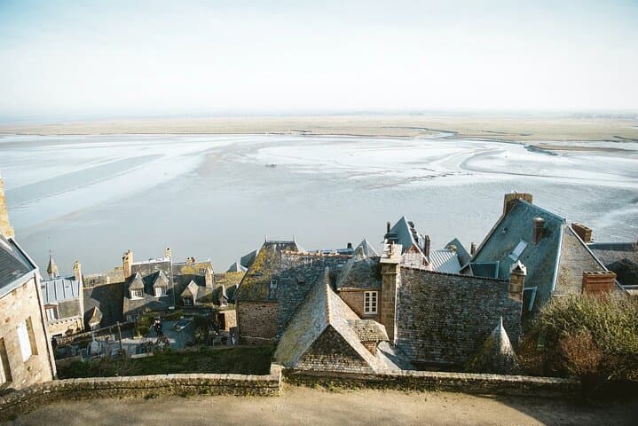 Mont Saint Michel D Day Omaha Beach Private VIP Tour with Champagne from Paris