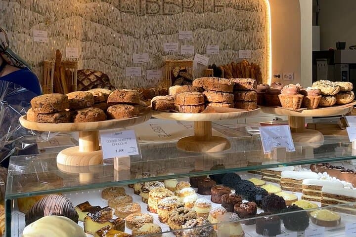 bakery stand with pastries