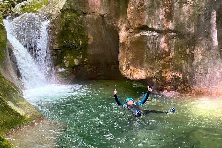 Canyoning sports day in the Furon en Vercors - Grenoble