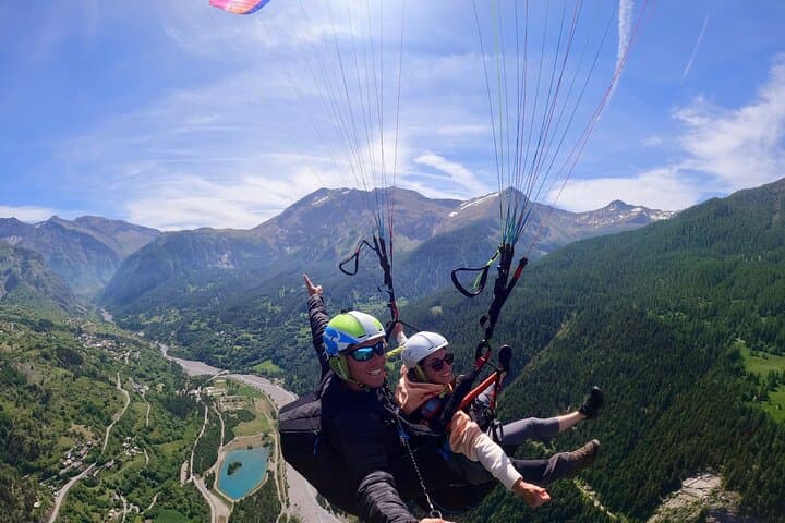Tandem Flight Paragliding Orcières Merlette Ecrins National Park
