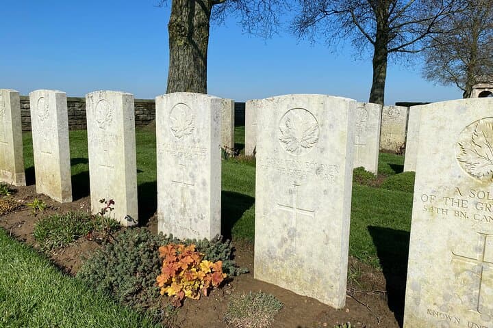 Private WW1 Canadian focused Tour including Vimy Ridge