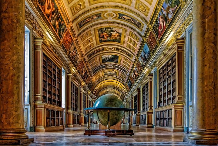 Library from the Castle of Fontainebleau
