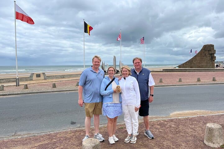 Normandy D-day landing beaches & Caen Memorial Private Tour