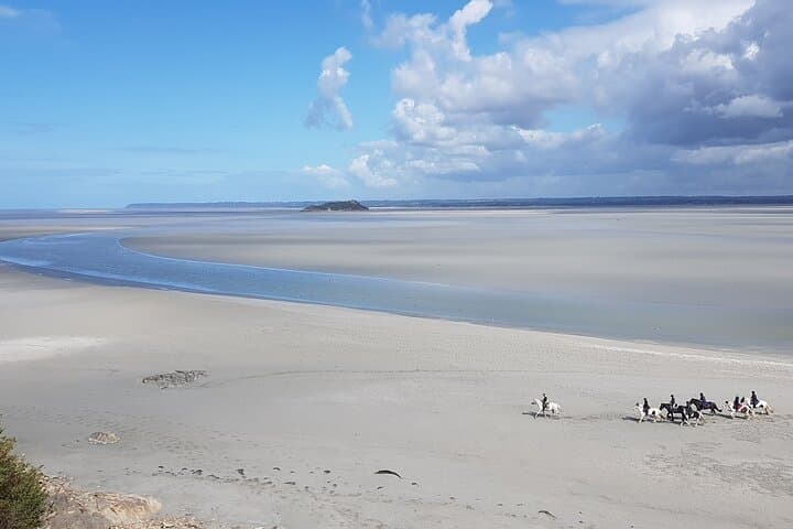Mont Saint Michel beach