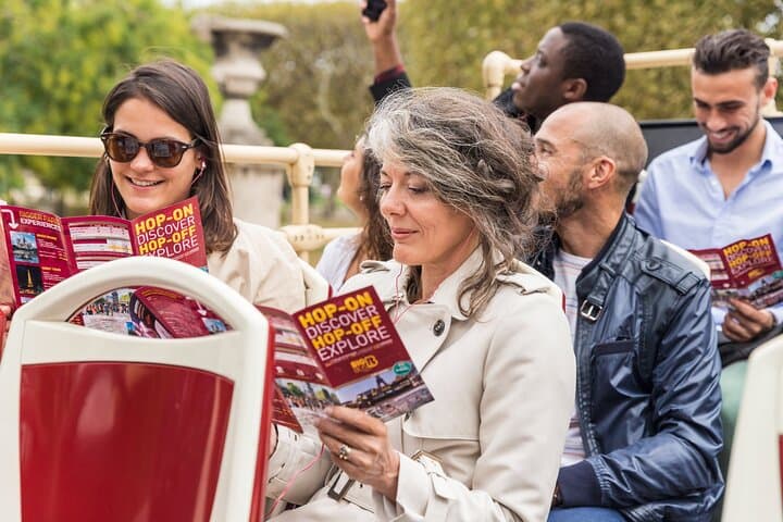 Arc de Triomphe, Hop-On Hop-Off Bus and Optional River Cruise