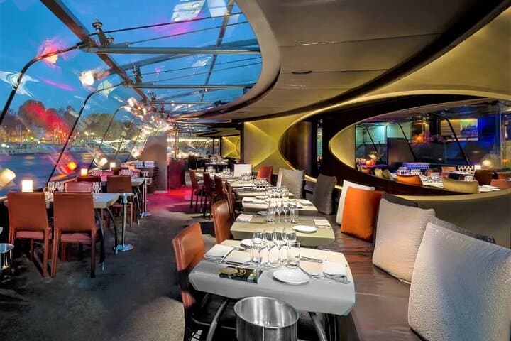 Menu Dinner Paris Night Cruise Bateaux Parisien