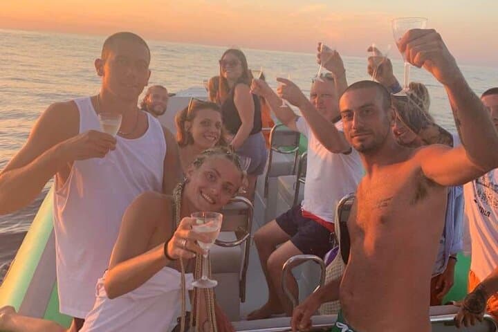Sunset aperitif on the water