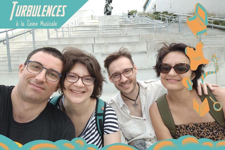 Turbulences outdoor escape game at the Seine Musicale