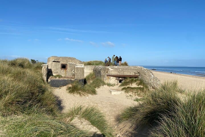 German Bunkerposition alongside Utah-beach