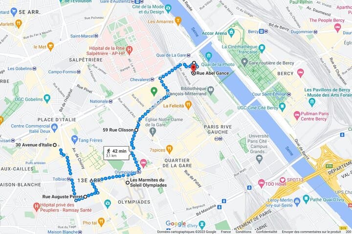 Plan de la visite