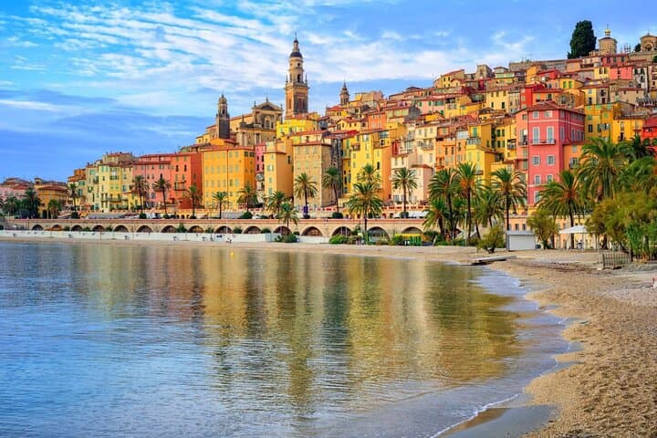 Italian City, its Market and Menton Private Full Day Tour