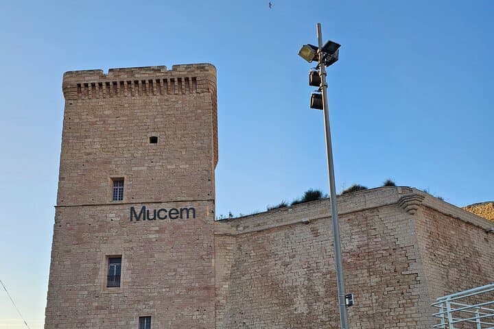 Fort St Jean, which houses part of the MUCeM(Museum of civilizations of Europe and the Mediterranean.