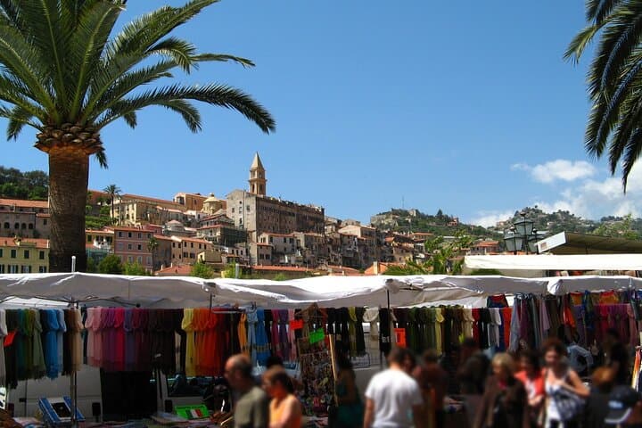 Italian City, its Market and Menton Private Full Day Tour
