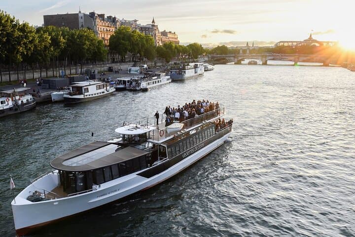 Seine River Guided Cruise Champagne Option by Vedettes de Paris