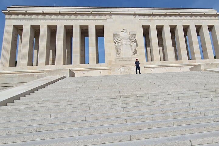 US monuent over Chateau Thierry