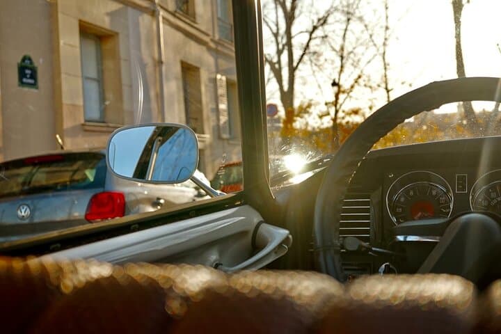 Paris TV Show Tour in a Open Top Vintage French Car Citroen DS