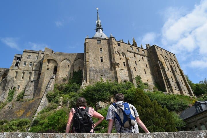 Tourists at Mont Saint Mochel