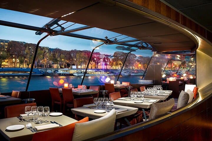 Menu Dinner Paris Night Cruise Bateaux Parisien