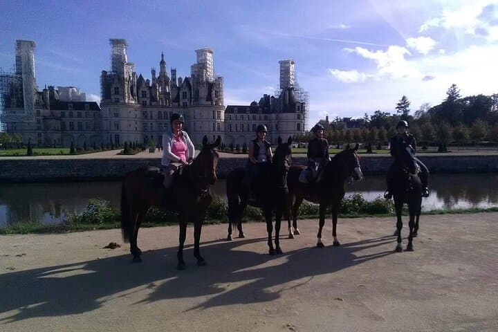 Horse-riding at Château de Chambord