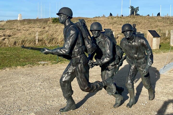 Private D-Day Utah Beach and Mont Saint Michel Trip by Mercedes