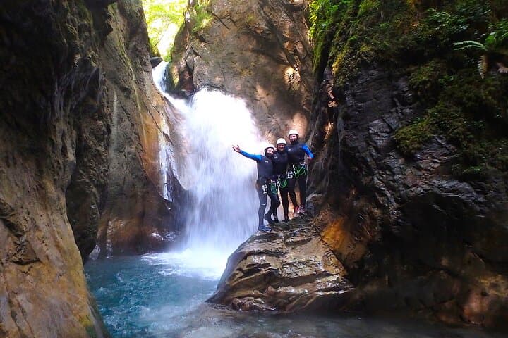 A cascade of thrills in the Bitet median canyon near Laruns.