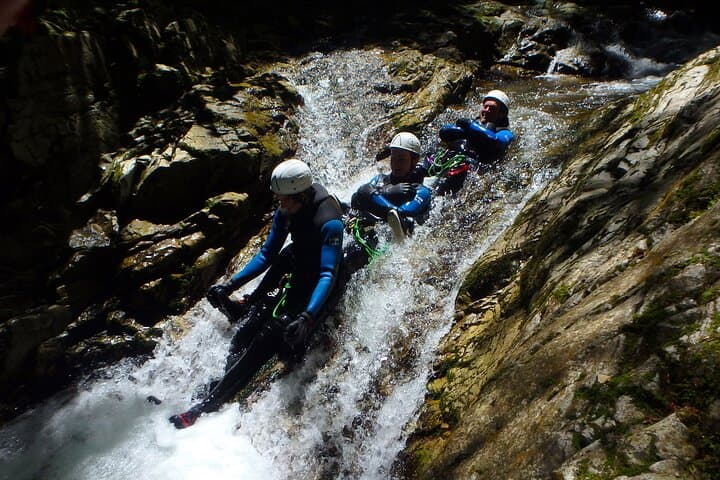 Discovery canyon in the Ossau valley in Gabas (64440)