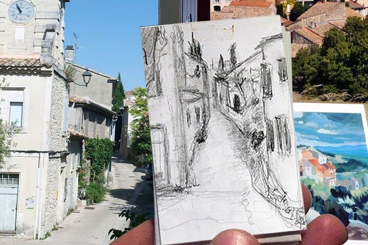 Open-air art workshop