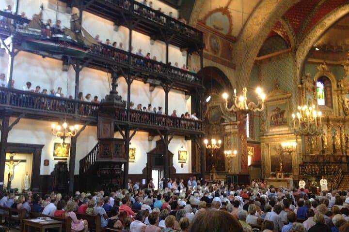 Incredible Church in St Jean de Luz with Nadege Ze Chauffeur