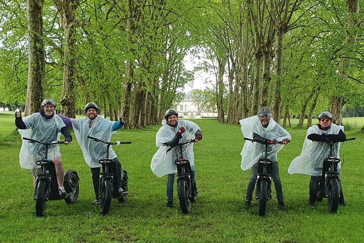 Off-road scooter tour tasting 2 wines in La Louvière