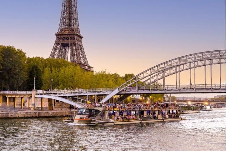 Paris Seine River Sightseeing Cruise Tour