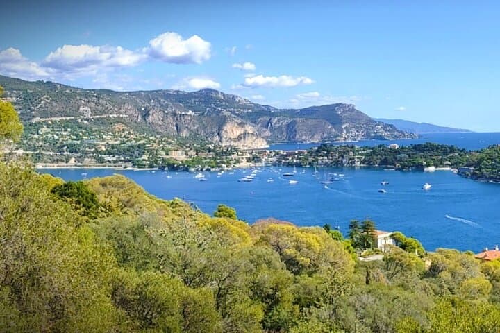 Bay of Villefranche and Cap Ferrat billionaires peninsula