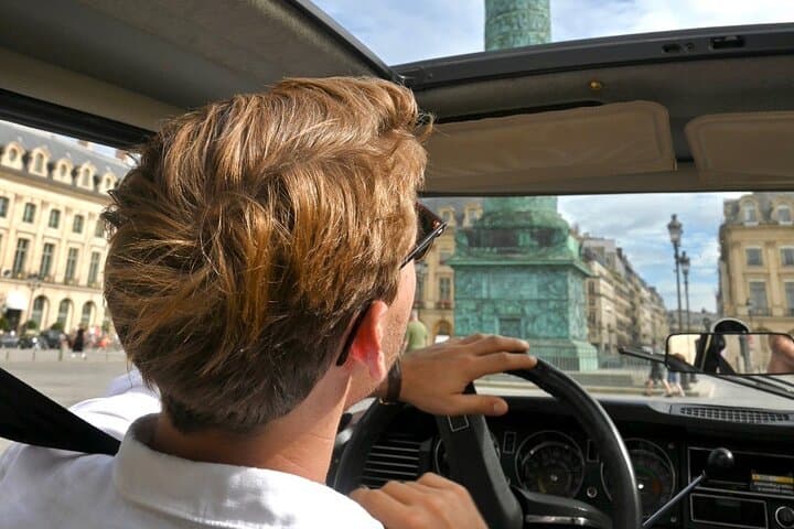 Paris Secrets Tour in a Vintage Open-Top French Car Citroen DS