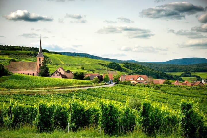 Original crossing of the Alsace Wine Route